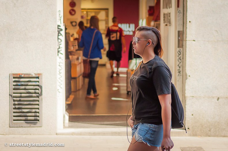 Peinado radical, para un look altenativo.