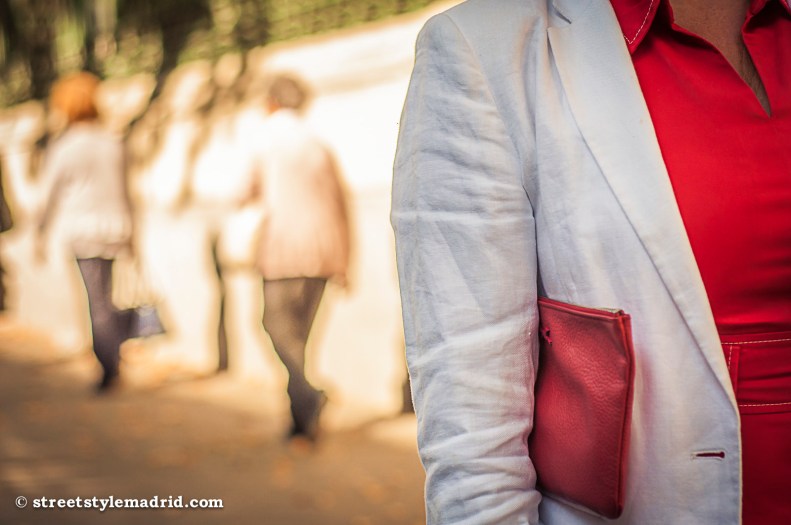 Blanco y rojo, perfecta combinación.