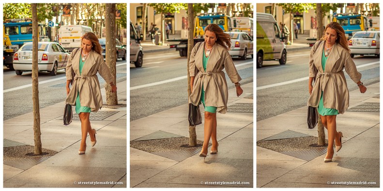 Así se anda con tacones.