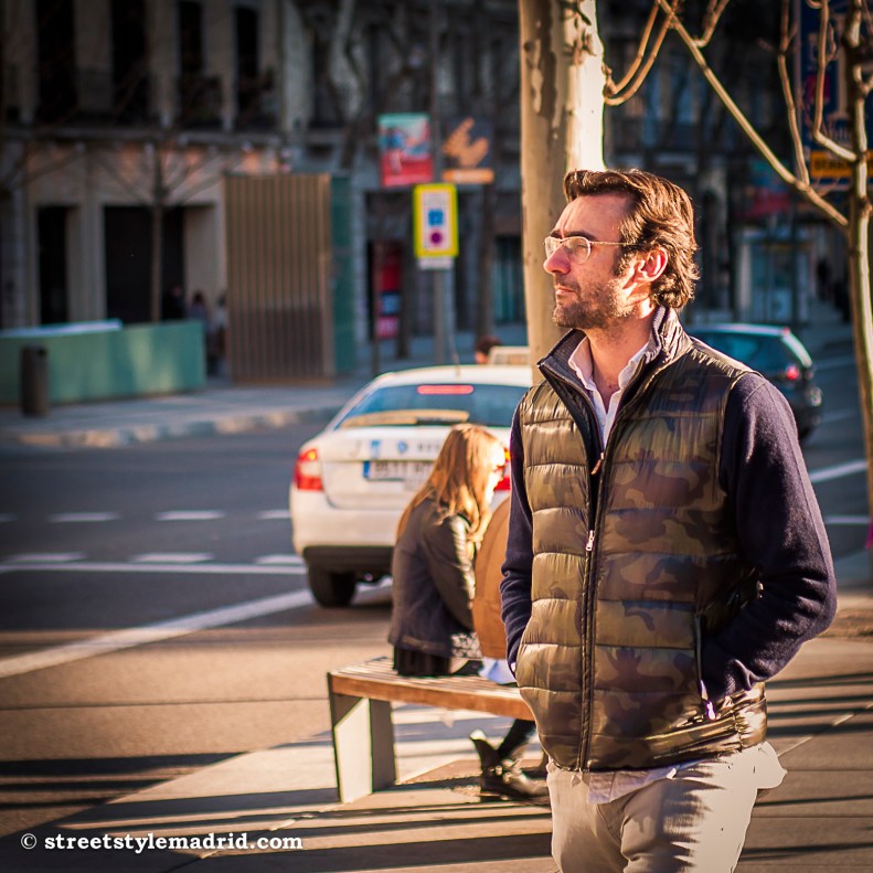 Chaleco ... de camuflaje urbano.