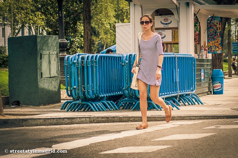 Vestido marinero para la ciudad.
